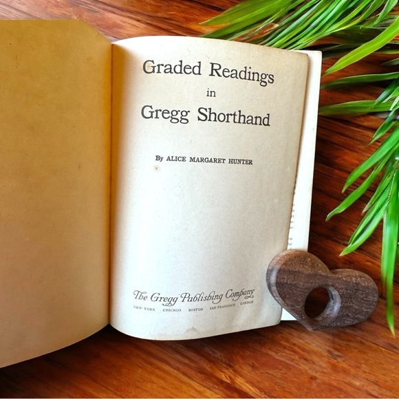 Vintage 1910 Graded Readings in Gregg Shorthand by Alice Margaret Hunter - Picture 6 of 12
